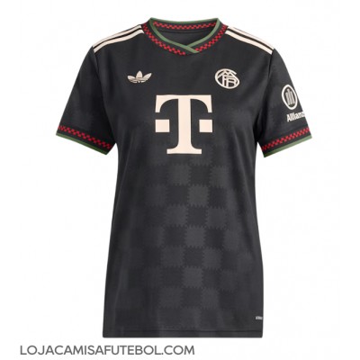 Camisa de Futebol Bayern Munich Michael Olise #17 Equipamento Alternativo Mulheres 2025-26 Manga Curta Camisa de Futebol Bayern Munich Michael Olise #17 Equipamento Alternativo Mulheres 2025-26 Manga Curta